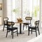 Wood Upholstered Dining Chairs Set of 2 – Mid Century Indoor Seating for Dining Room